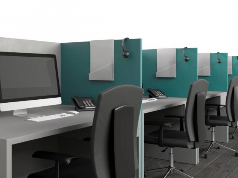 Sala Individual de Trabalho Call Center Preço Tucuruvi - Salas para Coworking Privativa Call Center